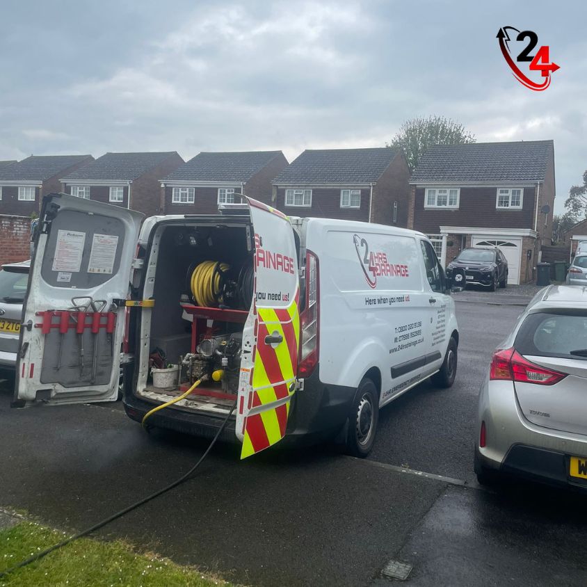 Block Drain in Newbury